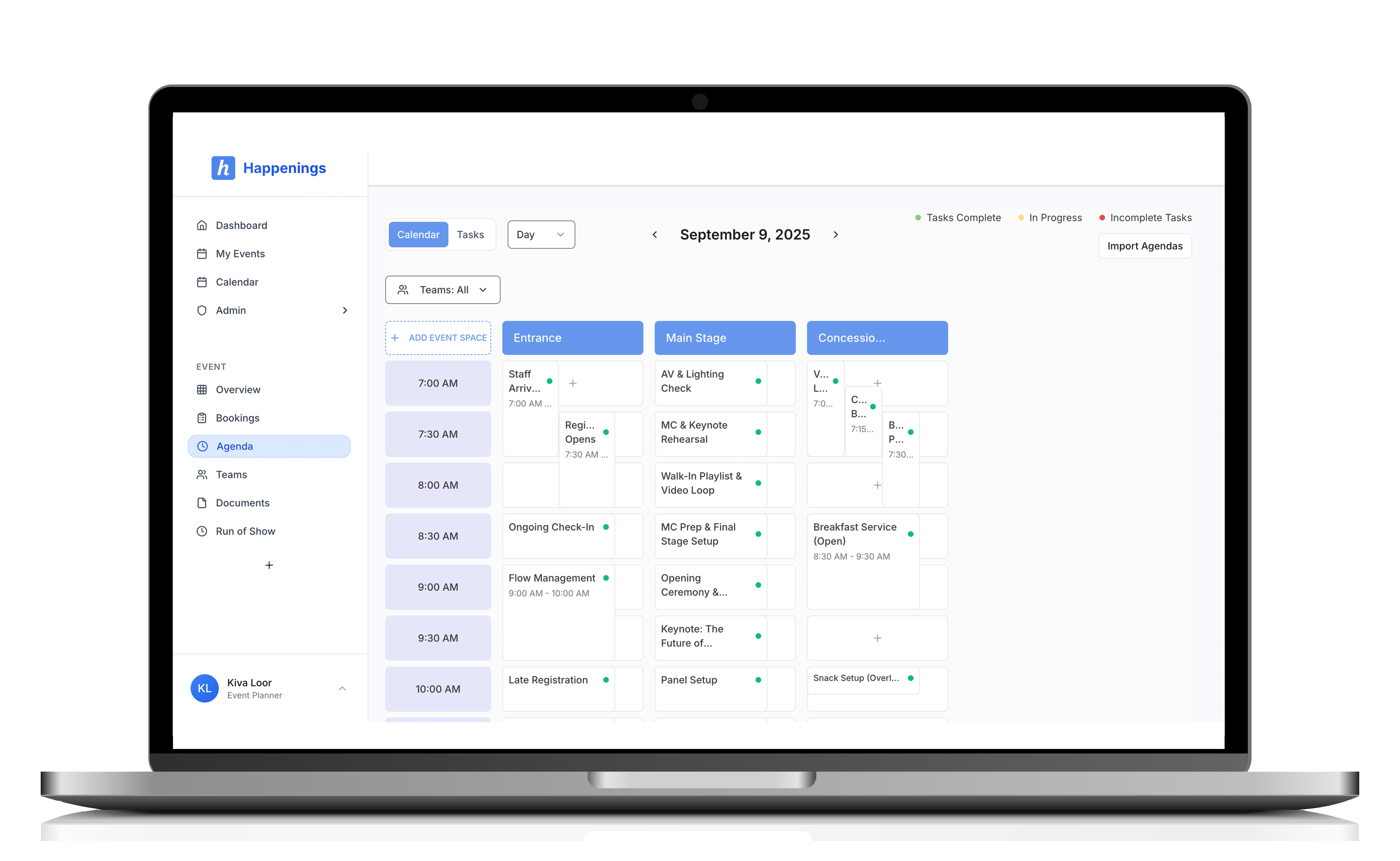 Happenings Platform Preview